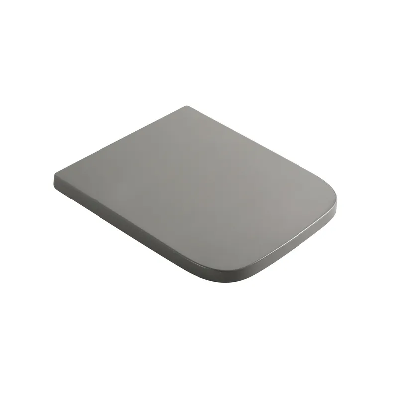 Сидение-крышка для унитаза MIXXUS Premium SEAT COVER QUADRO-2004 дюропласт 425х358х32 мм Gray (MP6686)