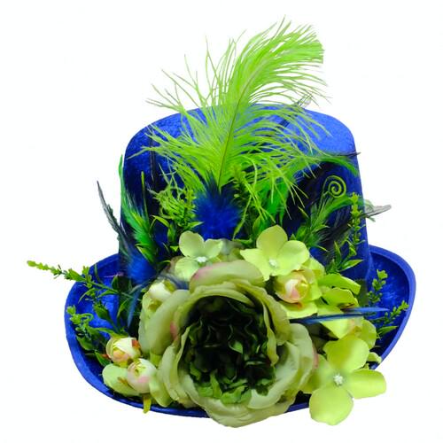 Шляпа Цветочный принц Seta Decor 18-948 Bl-Gr
