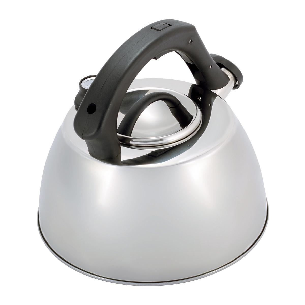 Чайник со свистком Kamille KM-1077 из нержавеющей стали с термометром 3 л Стальной (150-84-1077) - фото 3 Чайник со свистком Kamille KM-1077 из нержавеющей стали с термометром 3 л Стальной (150-84-1077) - фото 3