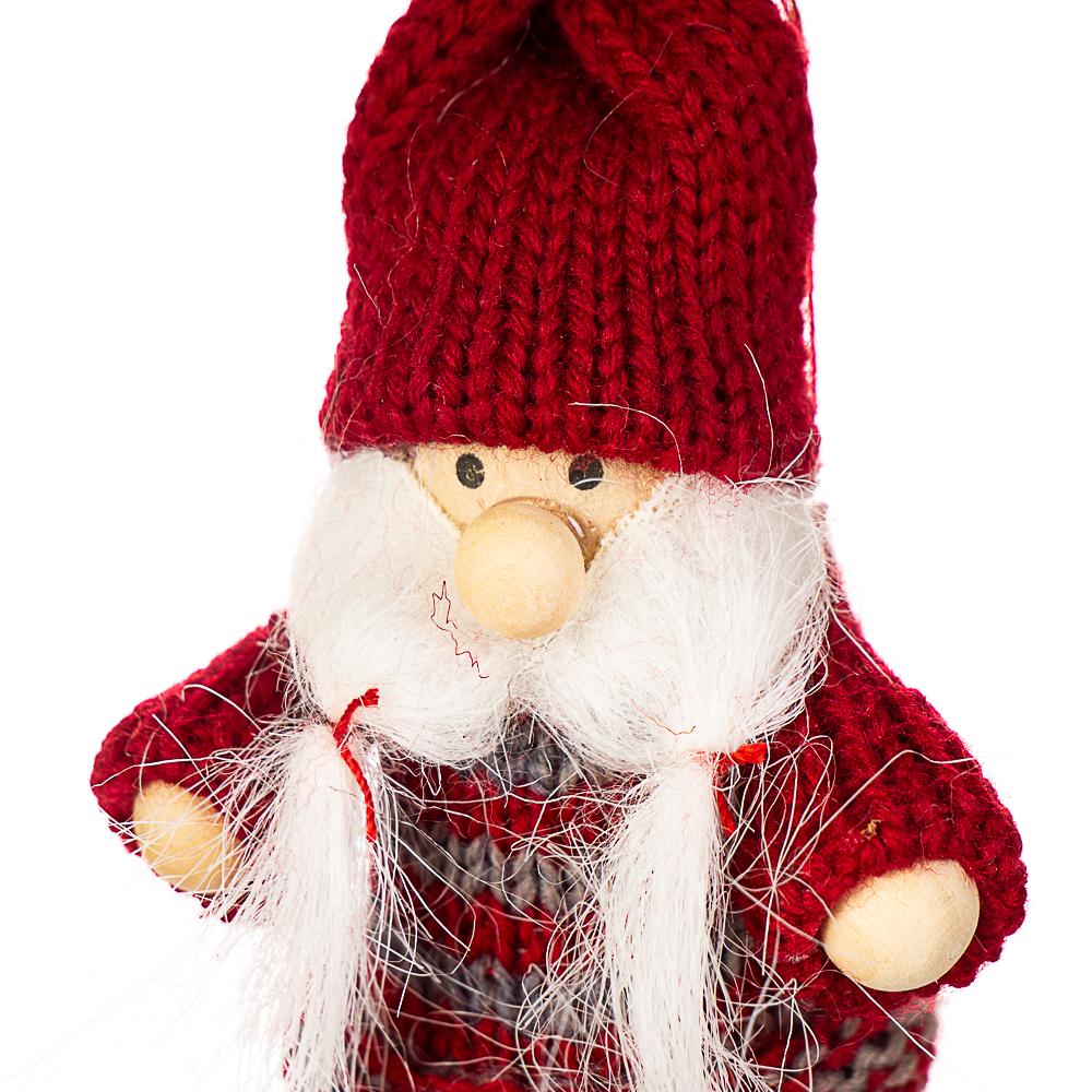 М'яка новорічна іграшка на ялинку Elisey Синій гномик Персиковий (NH-106-K-177)