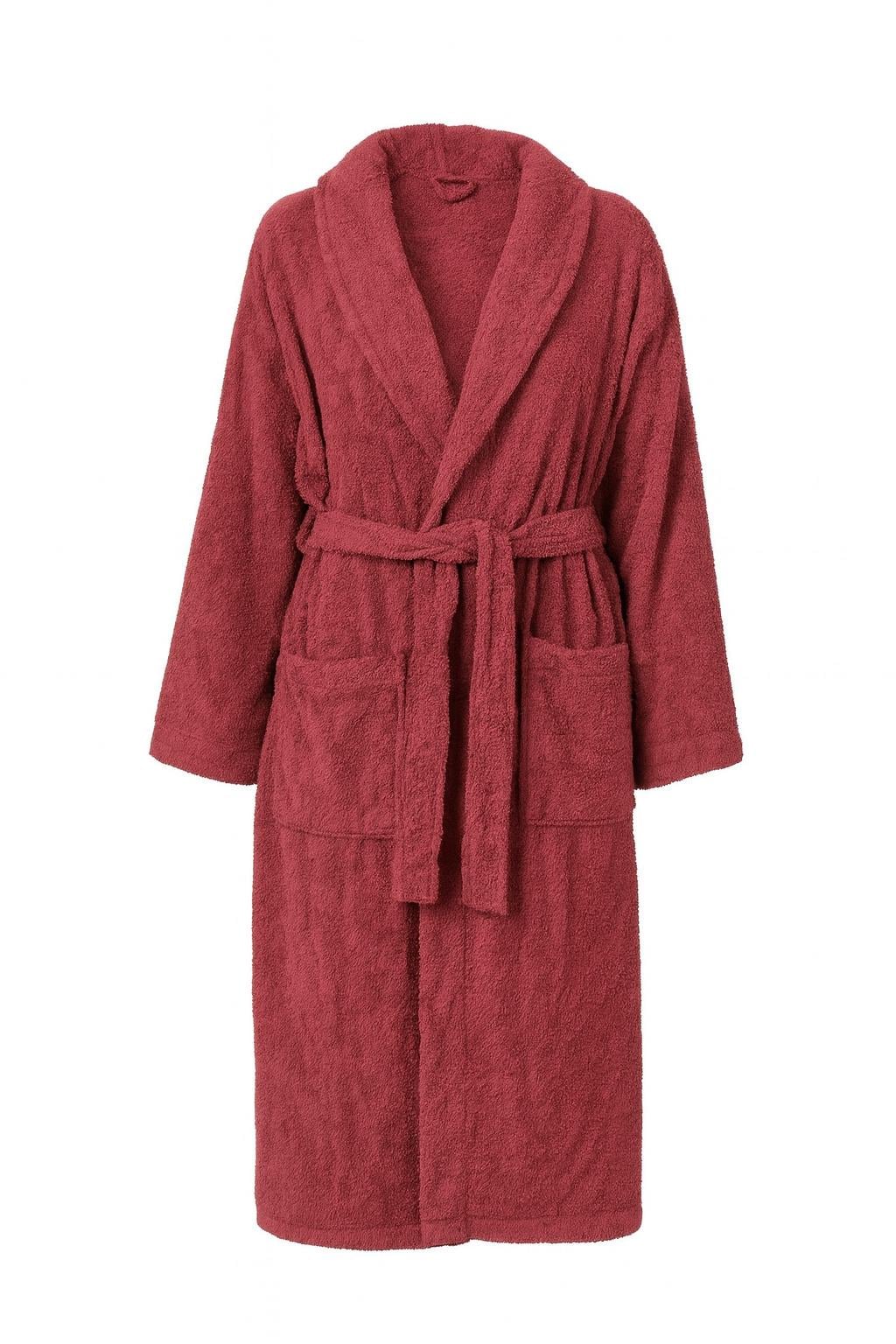 Халат махровое р. 48 Бордовый (M-005)