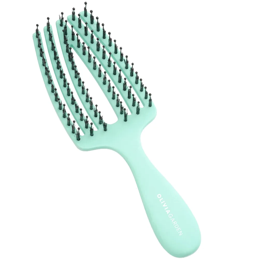 Щетка Olivia Garden для волос детская Fingerbrush Care Mini Kids Mint Мятний Щетка Olivia Garden для волос детская Fingerbrush Care Mini Kids Mint Мятний