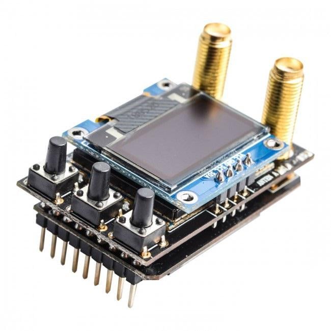 Видеоприемник для очков 4,9-5,8Ghz AKK Diversity 80CH с X-Band на две антенны для FPV дронов (00-00025591)