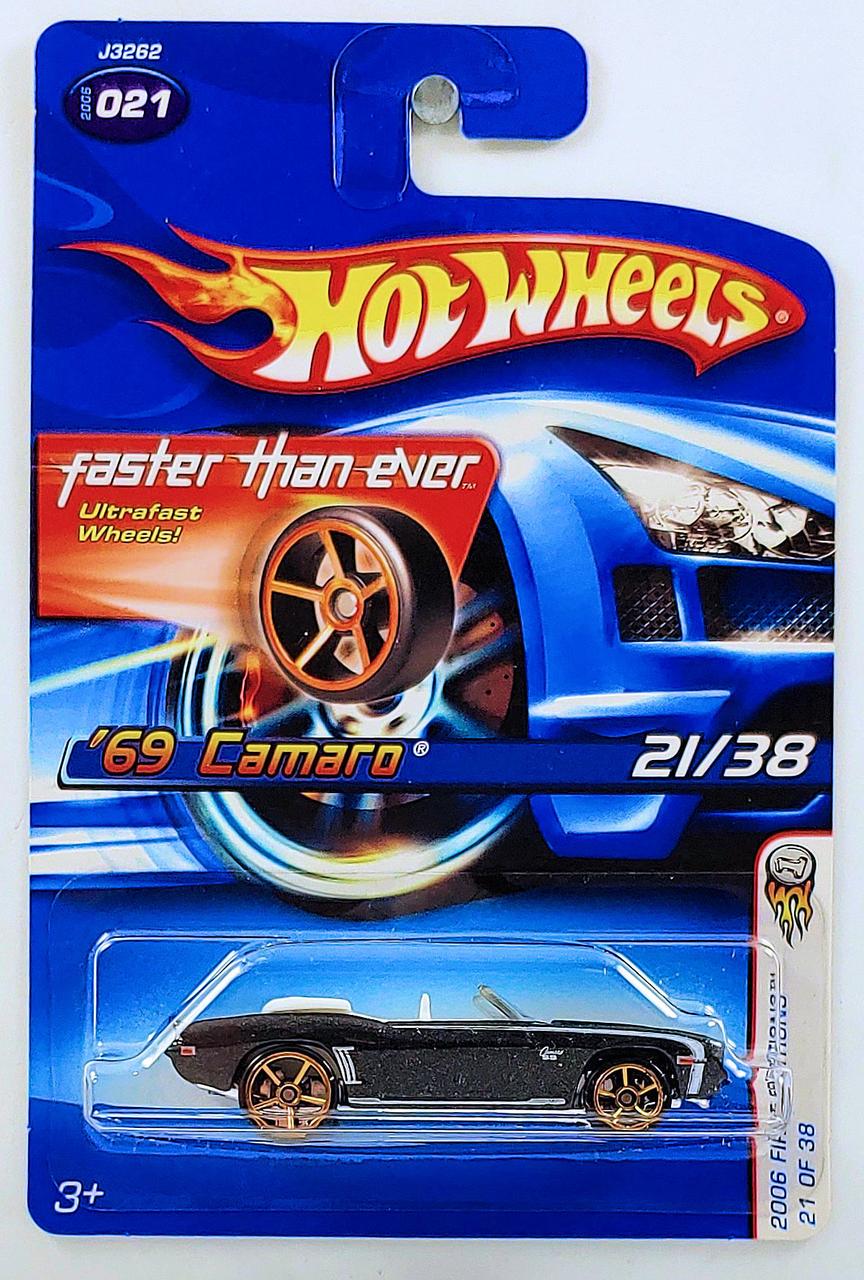 Игрушечная машинка Hot Wheels 69 Camaro 2006 First Editions №021 Faster Than Ever (J3262-fte)