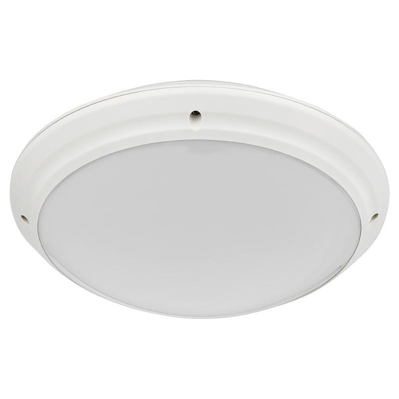 Світильник настінно-стельовий пластиковий Horoz Electric Aqua Opal 1х60 Білий