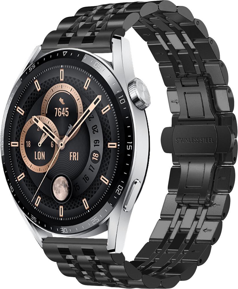 Браслет металлический Spinye для Huawei Watch GT3 46 мм Black (28950-2B)