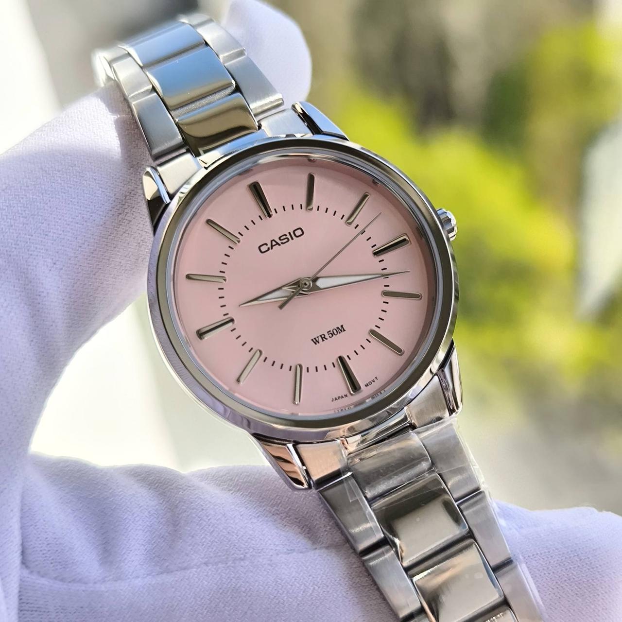 Наручний годинник жіночий Casio LTP-1303D-4A d 30 мм Рожевий (2542154107) - фото 7