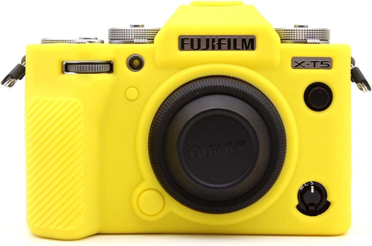 Чохол захисний силіконовий для фотоапаратів FujiFilm X-T5 Жовтий (2825431724)