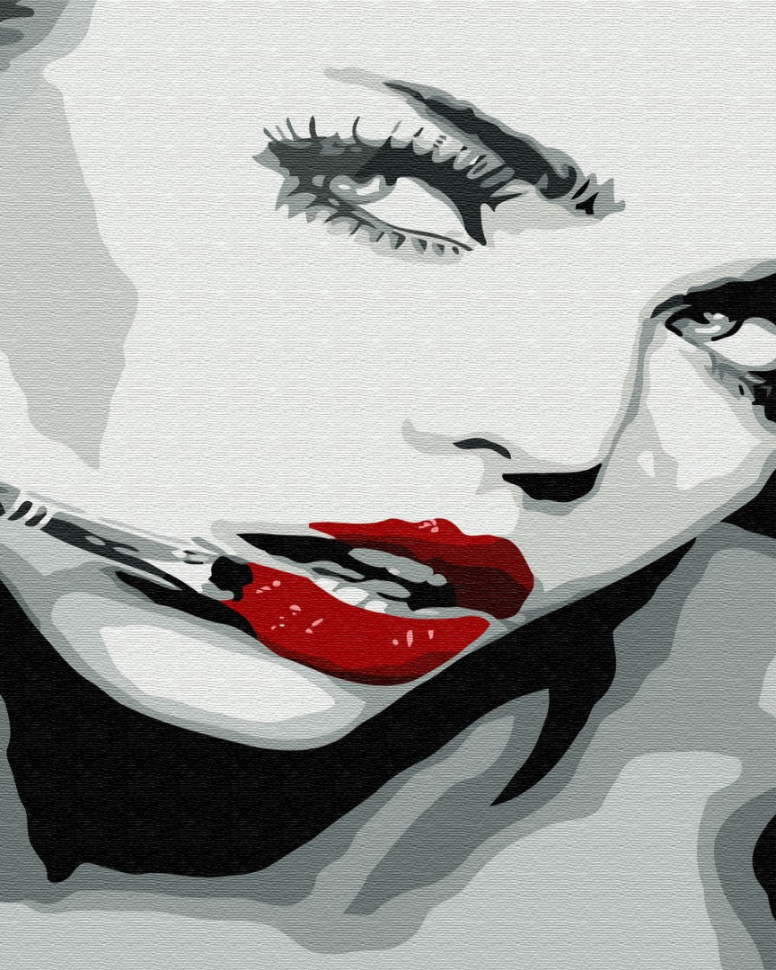 Картина по номерам Brushme Оттенок красного (GX34138) Картина по номерам Brushme Оттенок красного (GX34138)