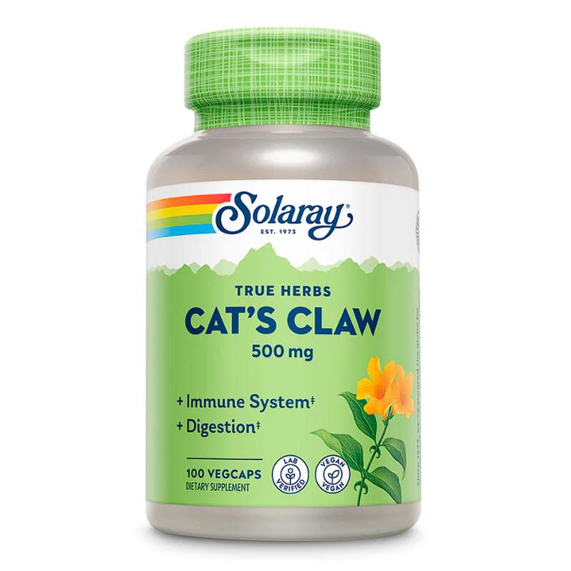 Котячий кіготь Solaray Cat's Claw 500 mg 100 вега-капс. (19361-01)