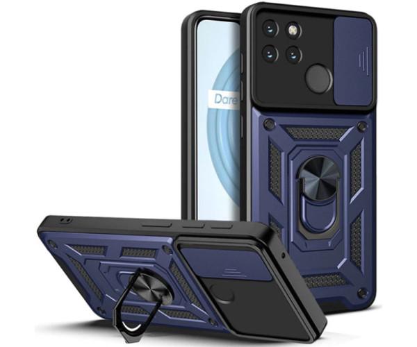 Чехол-накладка Ricco Camera Sliding для Realme C21Y / C25Y Синий Чехол-накладка Ricco Camera Sliding для Realme C21Y / C25Y Синий