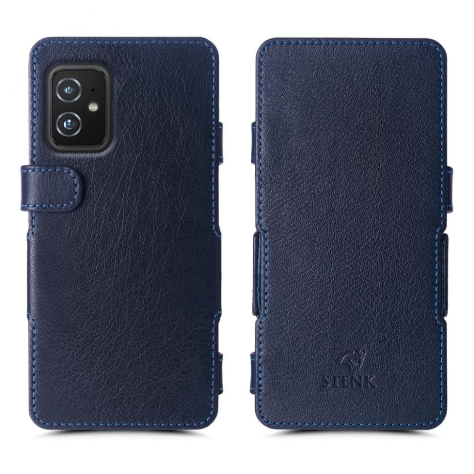 Чехол книжка Stenk Prime для ASUS ZenFone 8 Синий (69078)