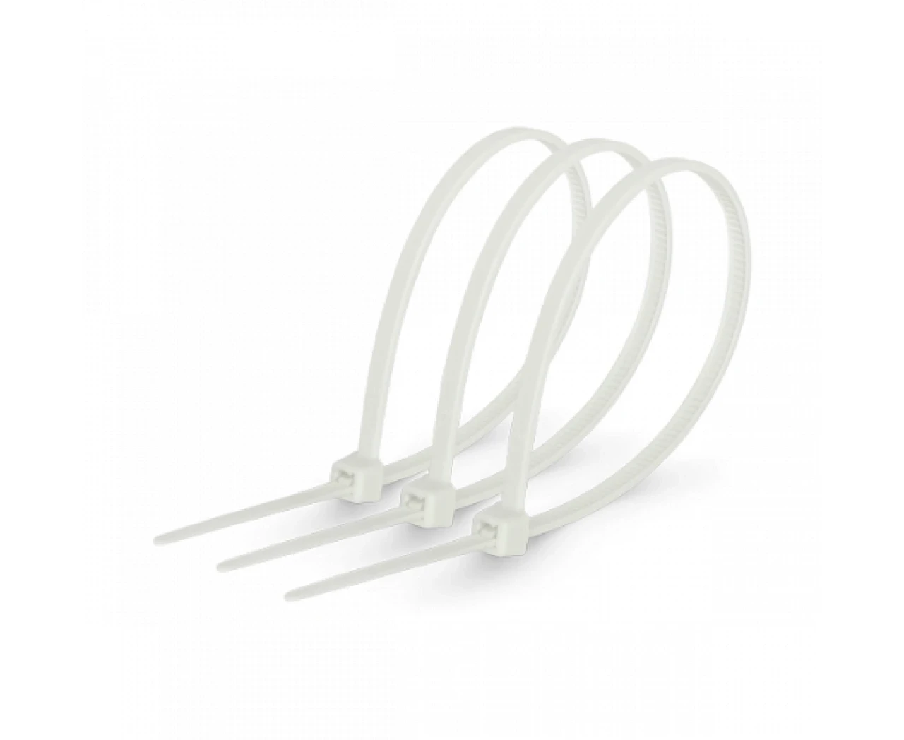 Стяжка нейлоновая 5х300 мм Белый (2412060422)