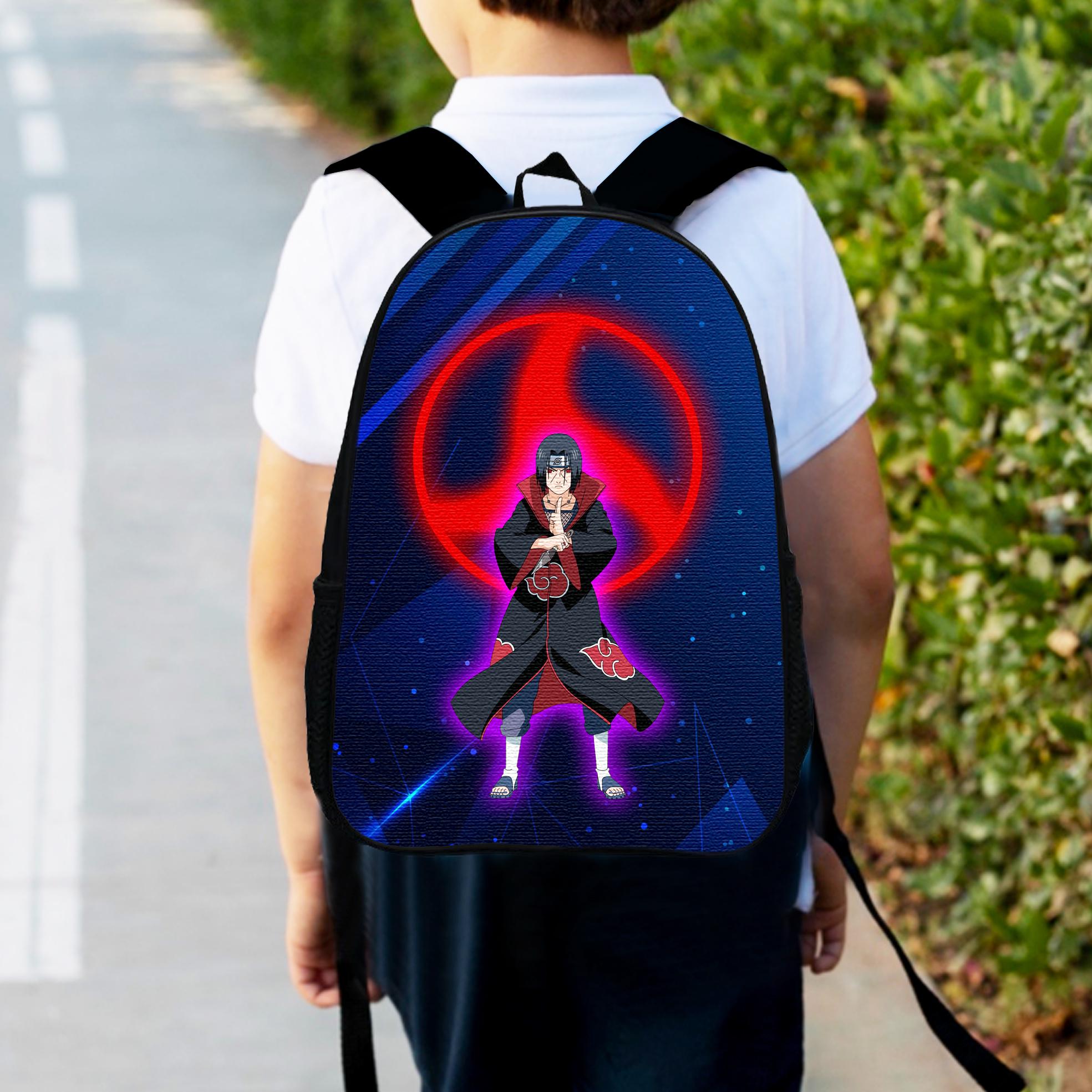 Шкільний рюкзак дитячий для хлопчика аніме Наруто Ітачі Учиха міський 34х27 см (0060) - фото 5 Шкільний рюкзак дитячий для хлопчика аніме Наруто Ітачі Учиха міський 34х27 см (0060) - фото 5