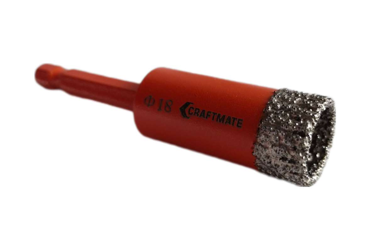Сверло алмазное Craftmate 18 мм по керамограниту (18CR-PR)