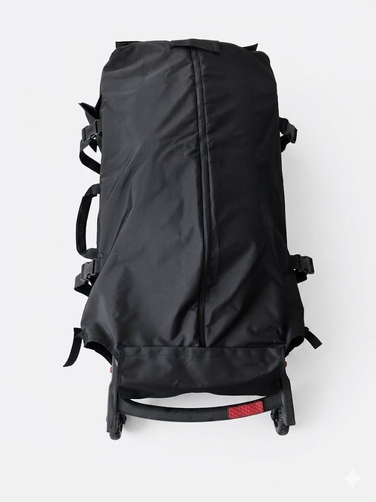 Чохол захисний KAPSULA для гриля Weber Traveler/сумісний з 7030 Oxford 900D водостійкий надміцний Чорний (KAPS-135854514)