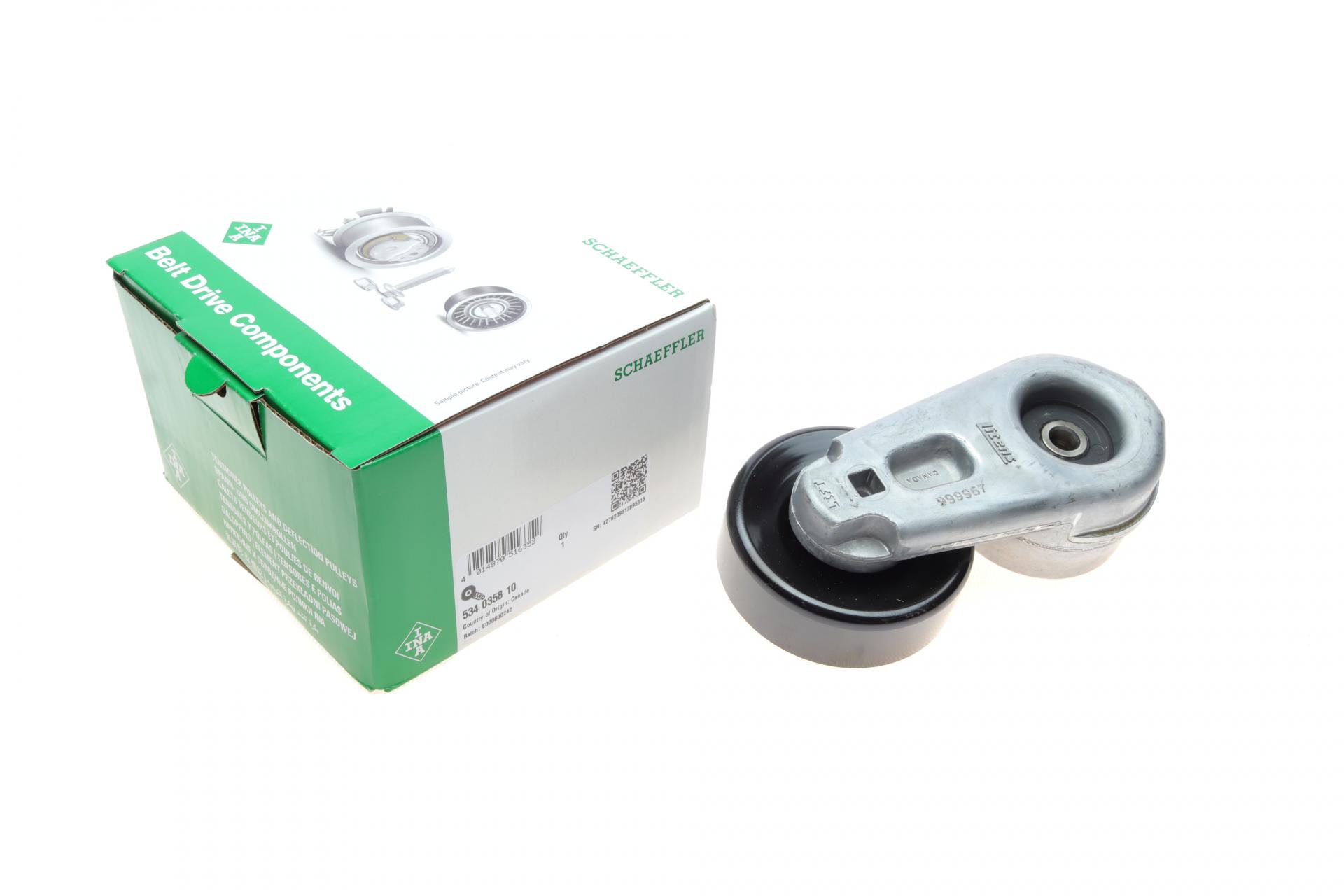 Натяжник ремня генератора INA Land Rover Discovery IV/Range Rover 3.0D 09-18 534 0358 10 Натяжник ремня генератора INA Land Rover Discovery IV/Range Rover 3.0D 09-18 534 0358 10