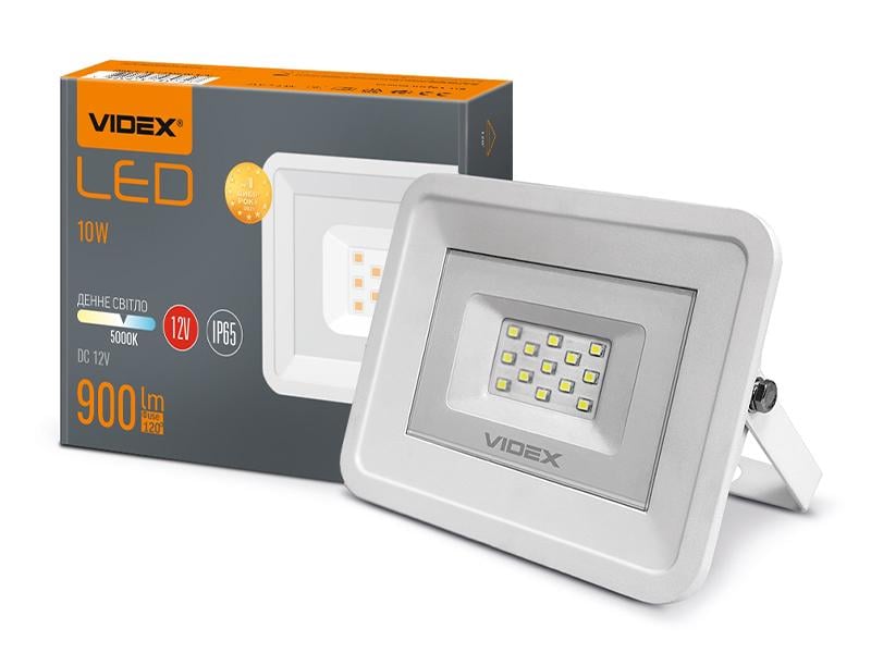 Прожектор Videx LED Fe 10W 5000К 12V IP65 (VL-Fe105W-12V)