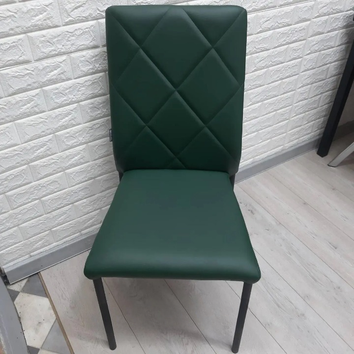 Кухонний стілець Nik 40х40х100 см Зелений/Чорний (28374231) - фото 2