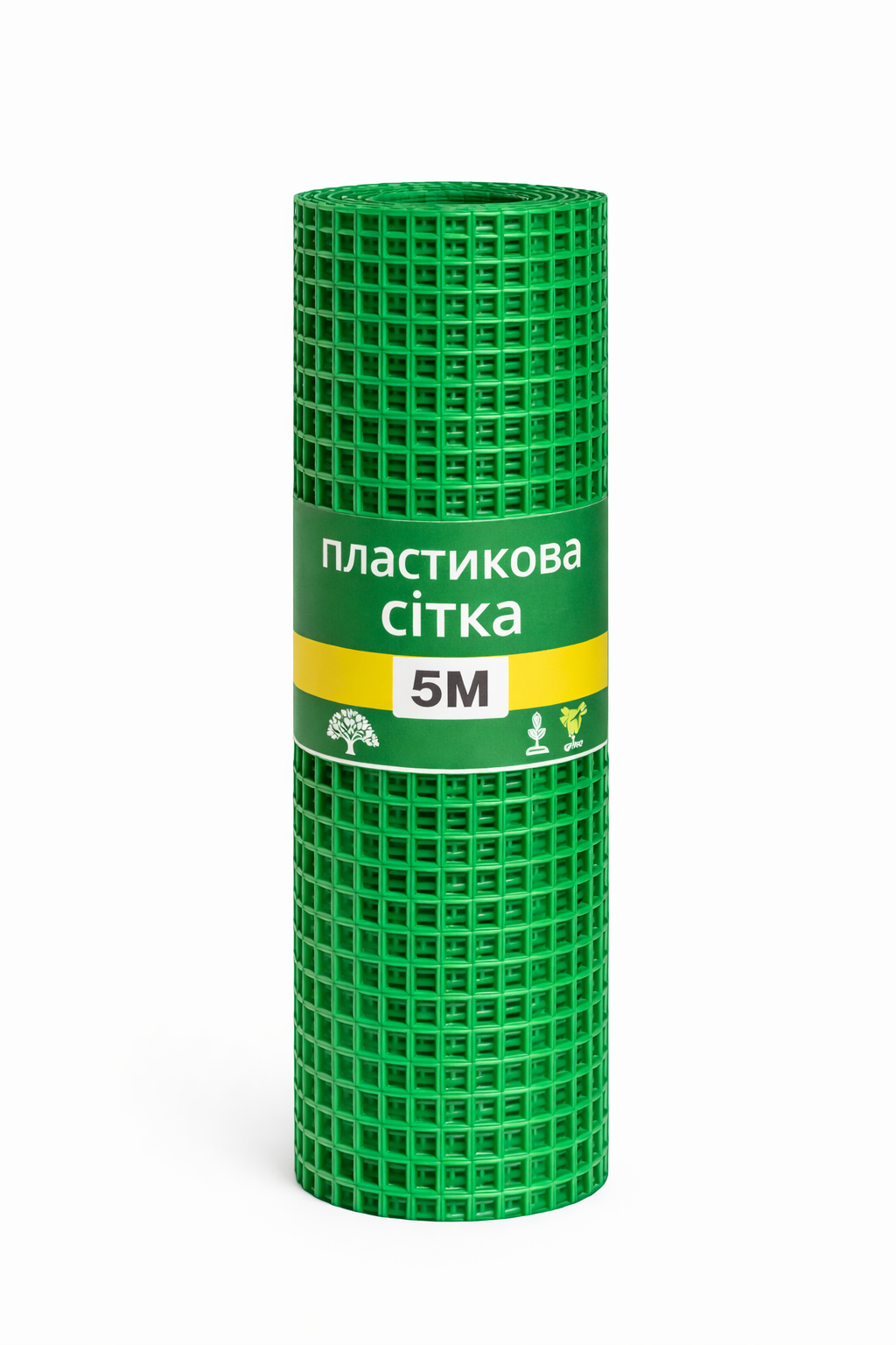 Сетка пластиковая Клевер для заборов и сада 20х20 мм/1х5 м Светло-зеленый (32368227)