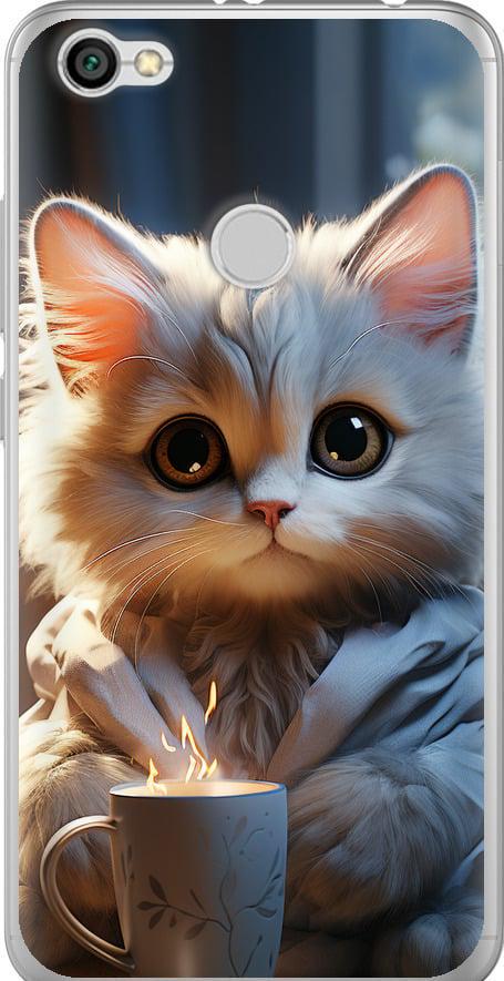 Чехол на Xiaomi Redmi Note 5A Prime White cat (5646u-1063-42517)