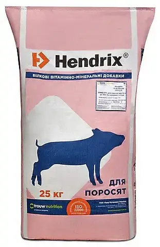 Добавка белково-минеральная витаминная БМВД Trouw Nutrition Hendrix для поросят 10-30 кг без коксидиостатика 25% Экстра 25 кг (7013-0)