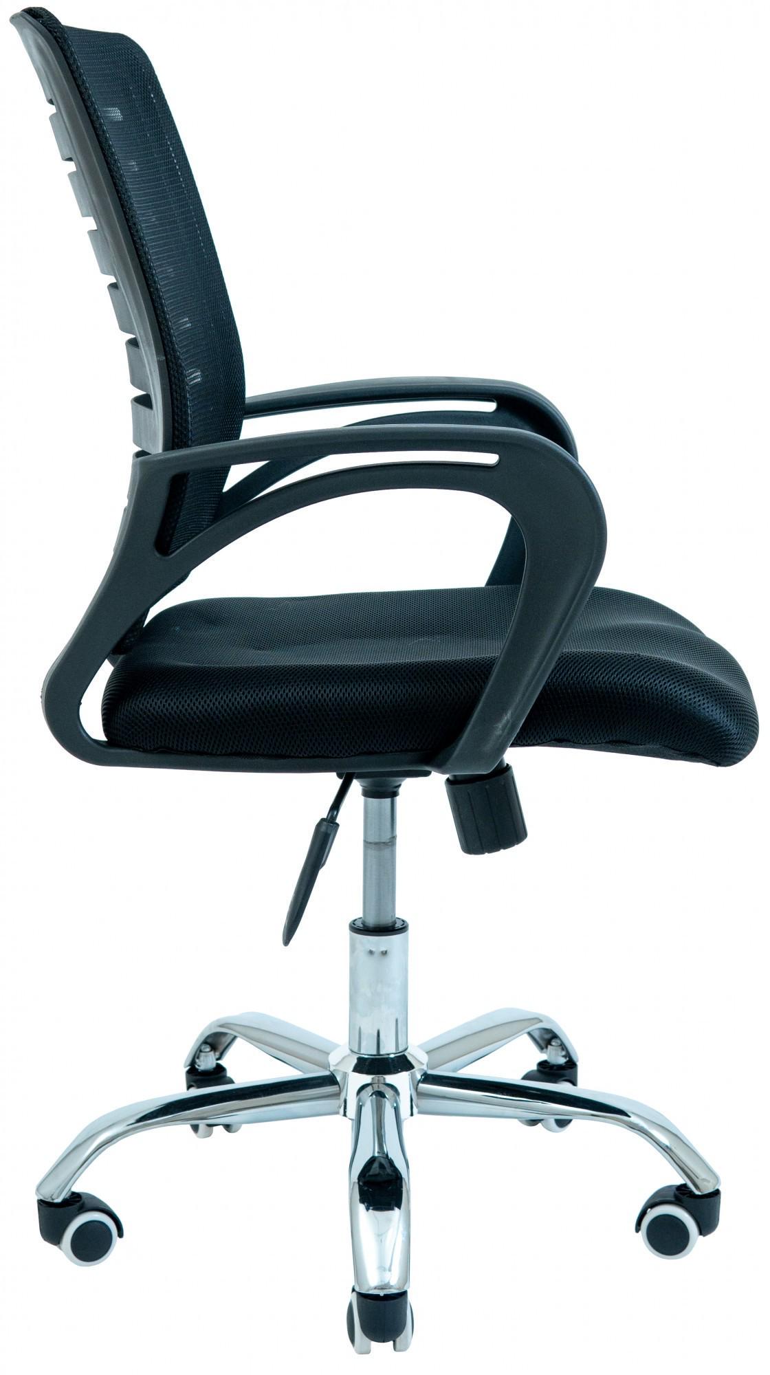 Кресло офисное компьютерное Flush Сетка М1 Tilt Хром/Черный - фото 3 Кресло офисное компьютерное Flush Сетка М1 Tilt Хром/Черный - фото 3