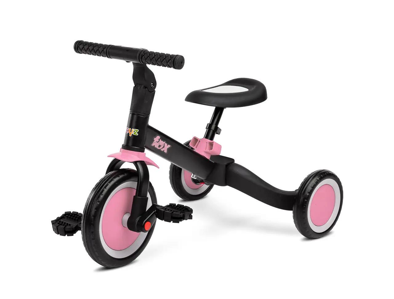 Детский велосипед 2в1 Caretero Toyz Fox 67х47х49 см Розовый (307378)