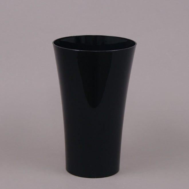 Ваза пластмассовая Flora Орхидея 12 см Черный (82243)