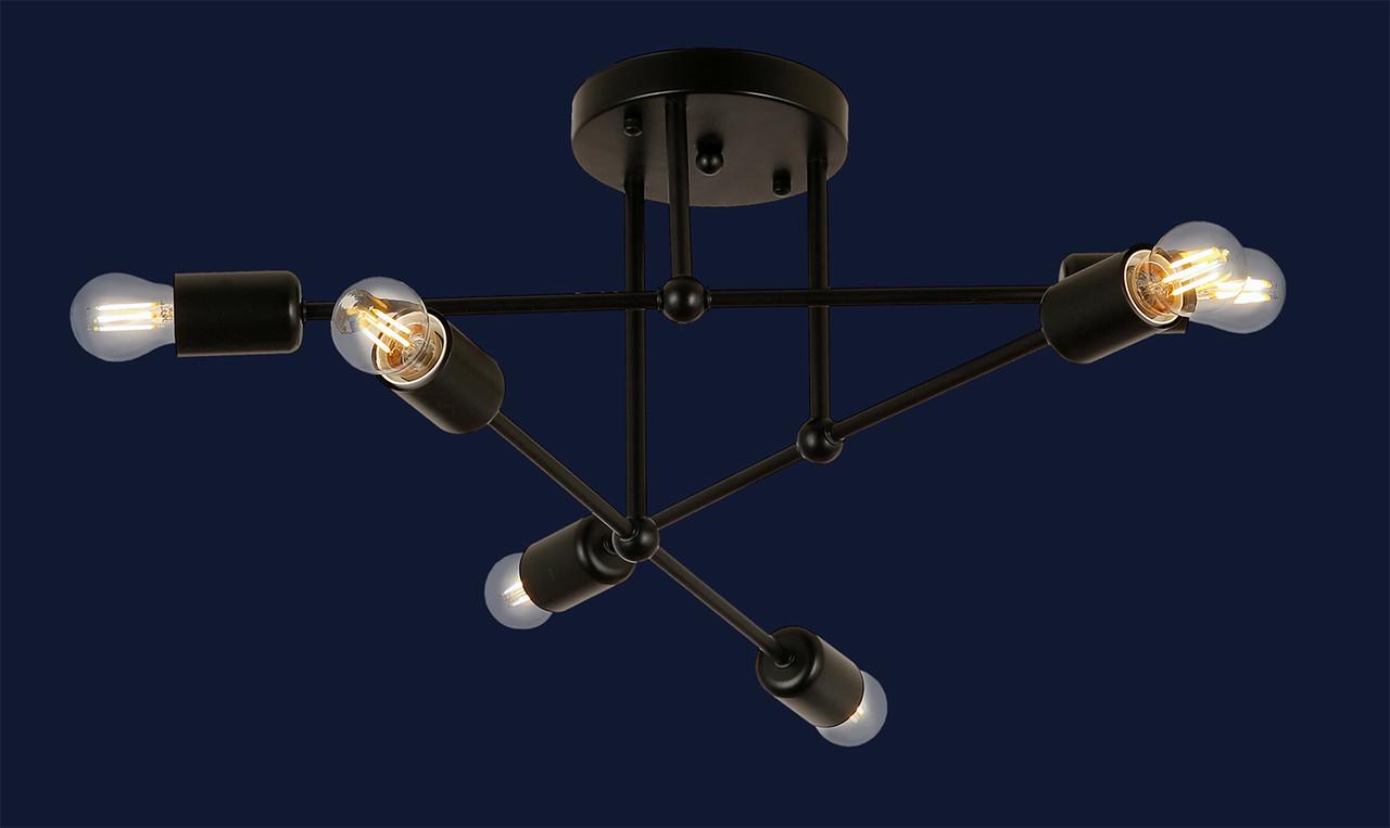 Люстра 761JX06-6 BK - фото 2
