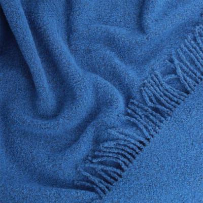 Плед букле 140х200 см синий - фото 2