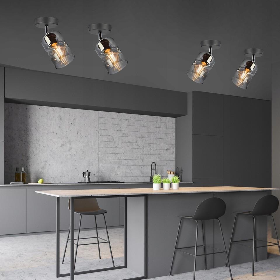 Светильник-спот Sirius с поворотным механизмом под лампу Е27 Черный (S4944-1 BK+SM) - фото 2 Светильник-спот Sirius с поворотным механизмом под лампу Е27 Черный (S4944-1 BK+SM) - фото 2