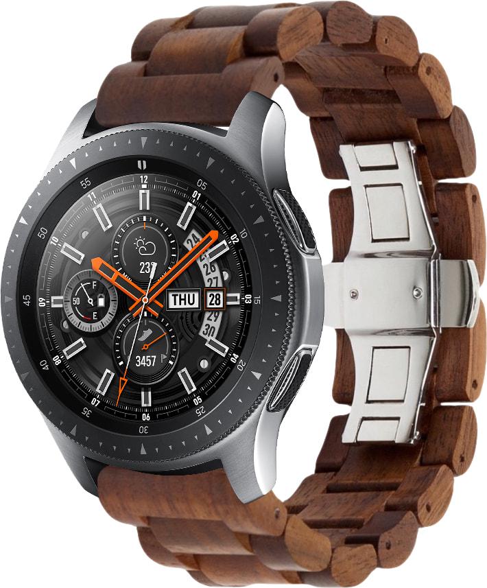 Ремешок деревянный WoodLock для Galaxy Watch 46 мм Brown (28668-30)