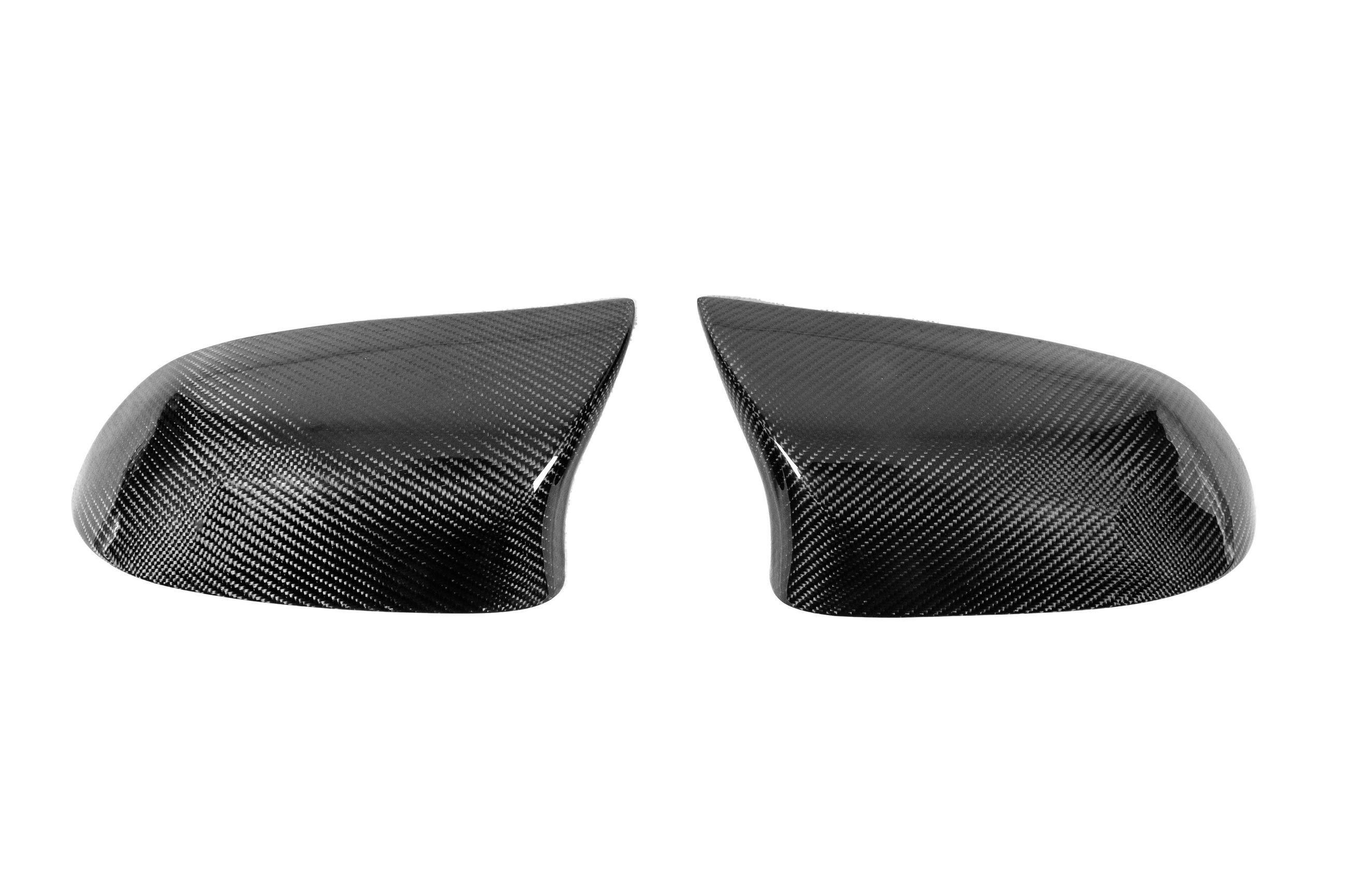 Крышки зеркал GBT M-Look для BMW X6 F-16 2014-2019 гг. натуральный карбон Черный (165831)
