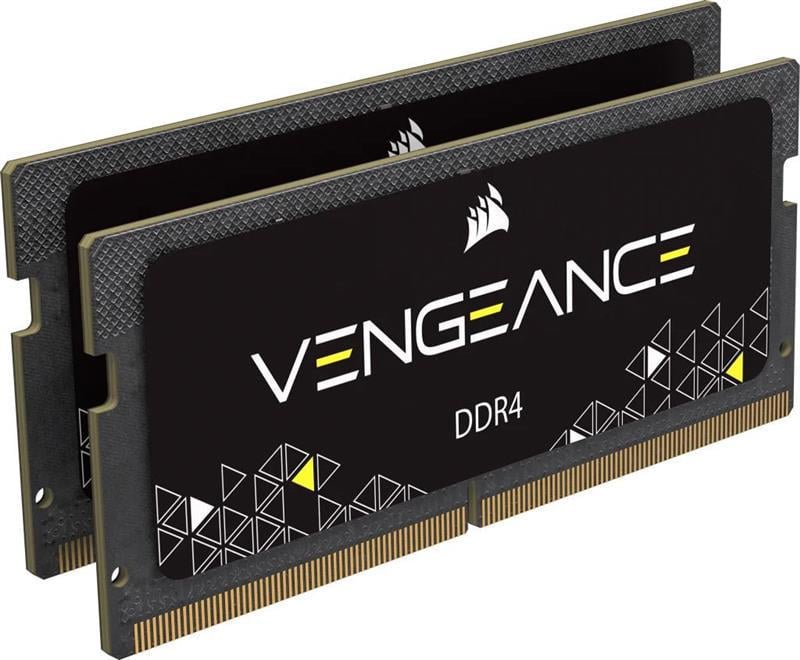 Оперативная память Corsair Vengeance DDR4 SO-DIMM 2x16GB/3200 Black (CMSX32GX4M2A3200C22) - фото 2