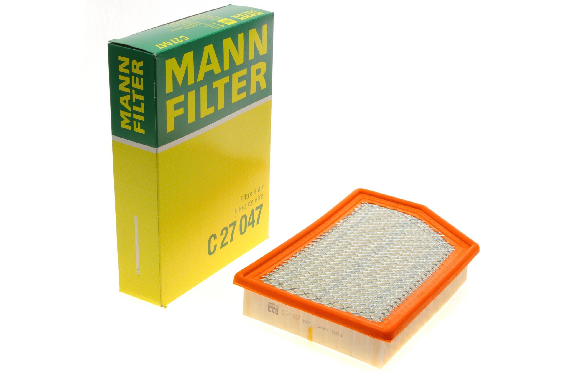 Фильтр воздушный Mann-Filter для Jeep Cherokee 2,0CRD/2,0-2,2 Multijet/2,4/3,2 V6 13- (C 27 047)