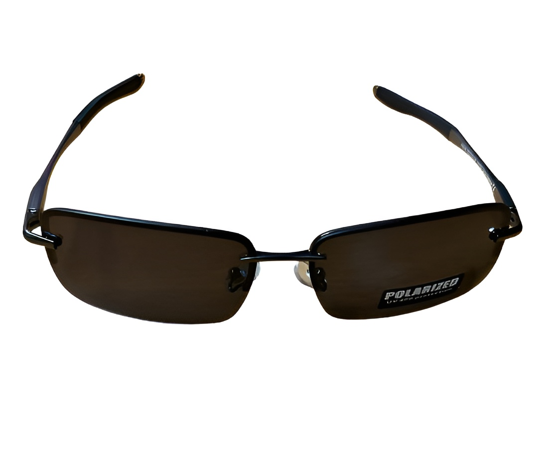 Солнцезащитные очки мужские поляризационные антибликовые квадратные дымчатые линзы Темно-серый (a205739e) - фото 1