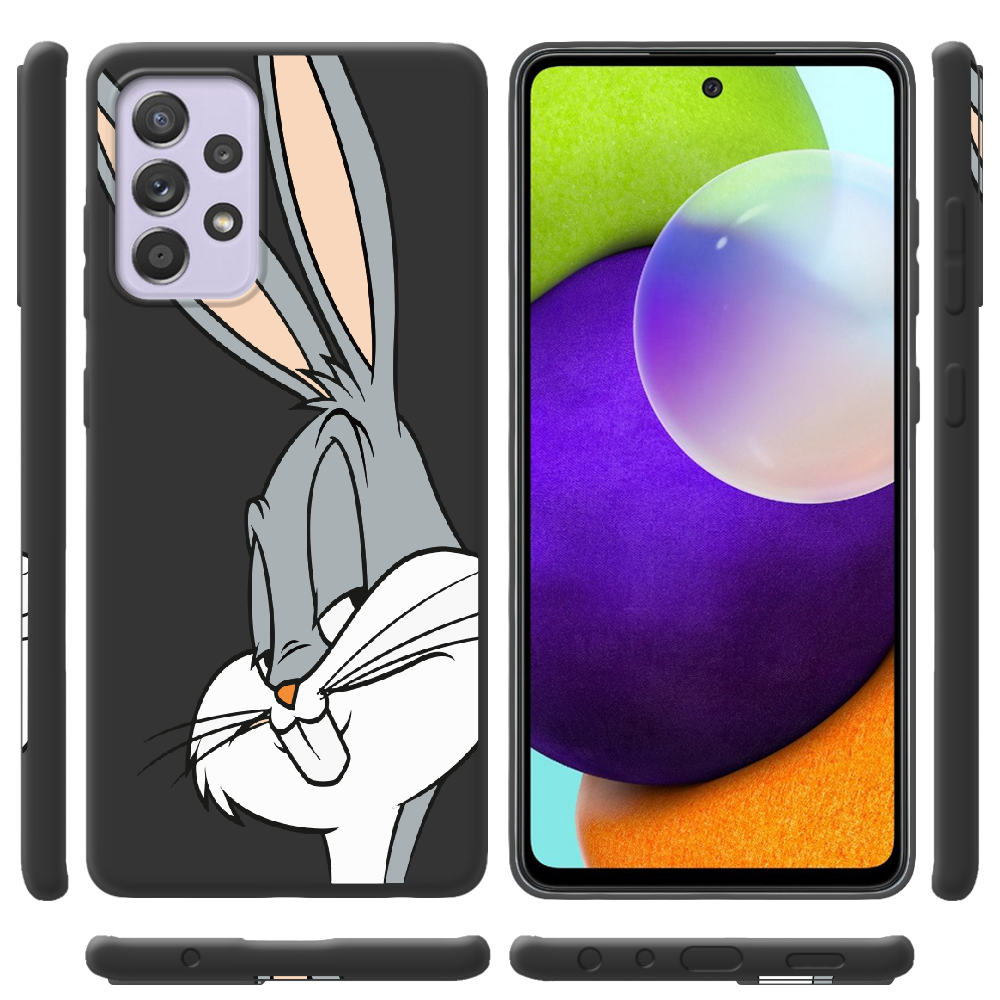 Чехол BoxFace Samsung A325 Galaxy A32 Lucky Rabbit Черный силикон (42084-bk81-42567) - фото 2