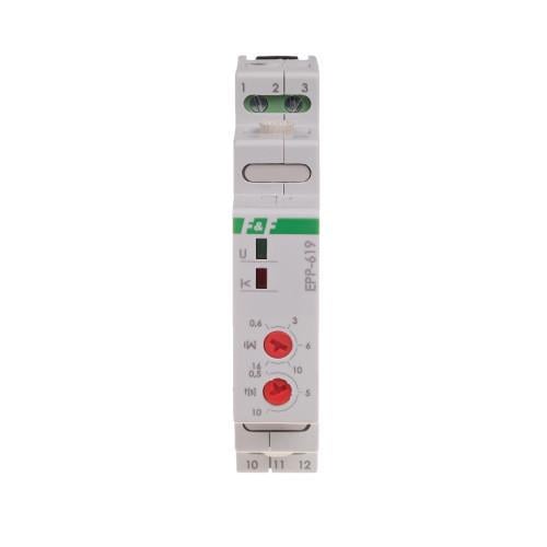 Реле тока F&F EPP-619 230 В AC 16 A диапазон 0,6/16 A (00000062744)