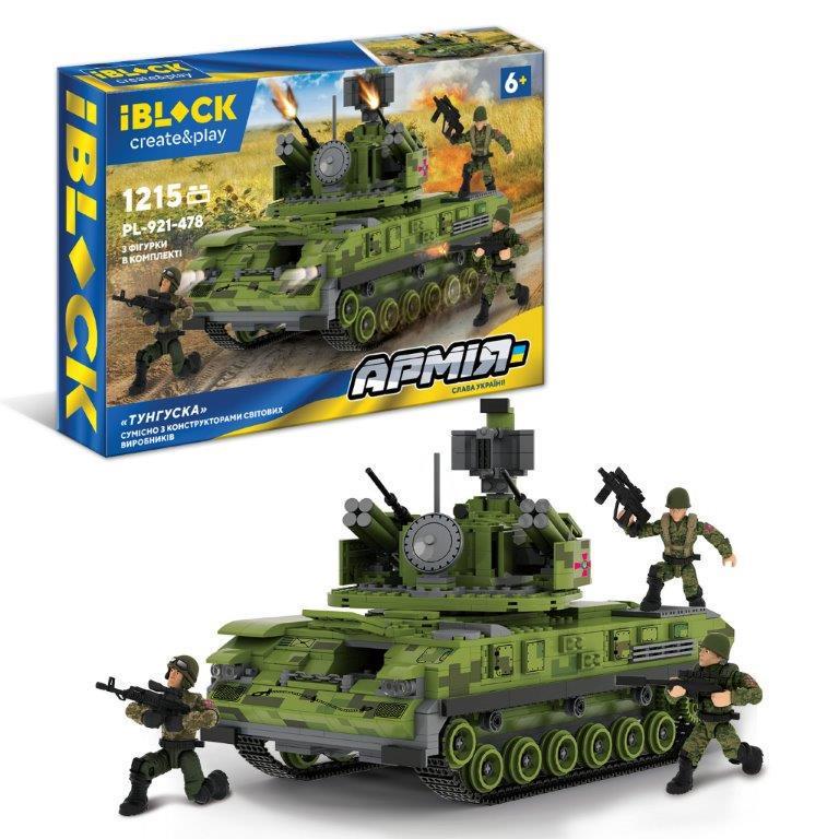 Конструктор Iblock Армія Тунгуска 1215 деталей (DN-PL-921-478) Конструктор Iblock Армія Тунгуска 1215 деталей (DN-PL-921-478)