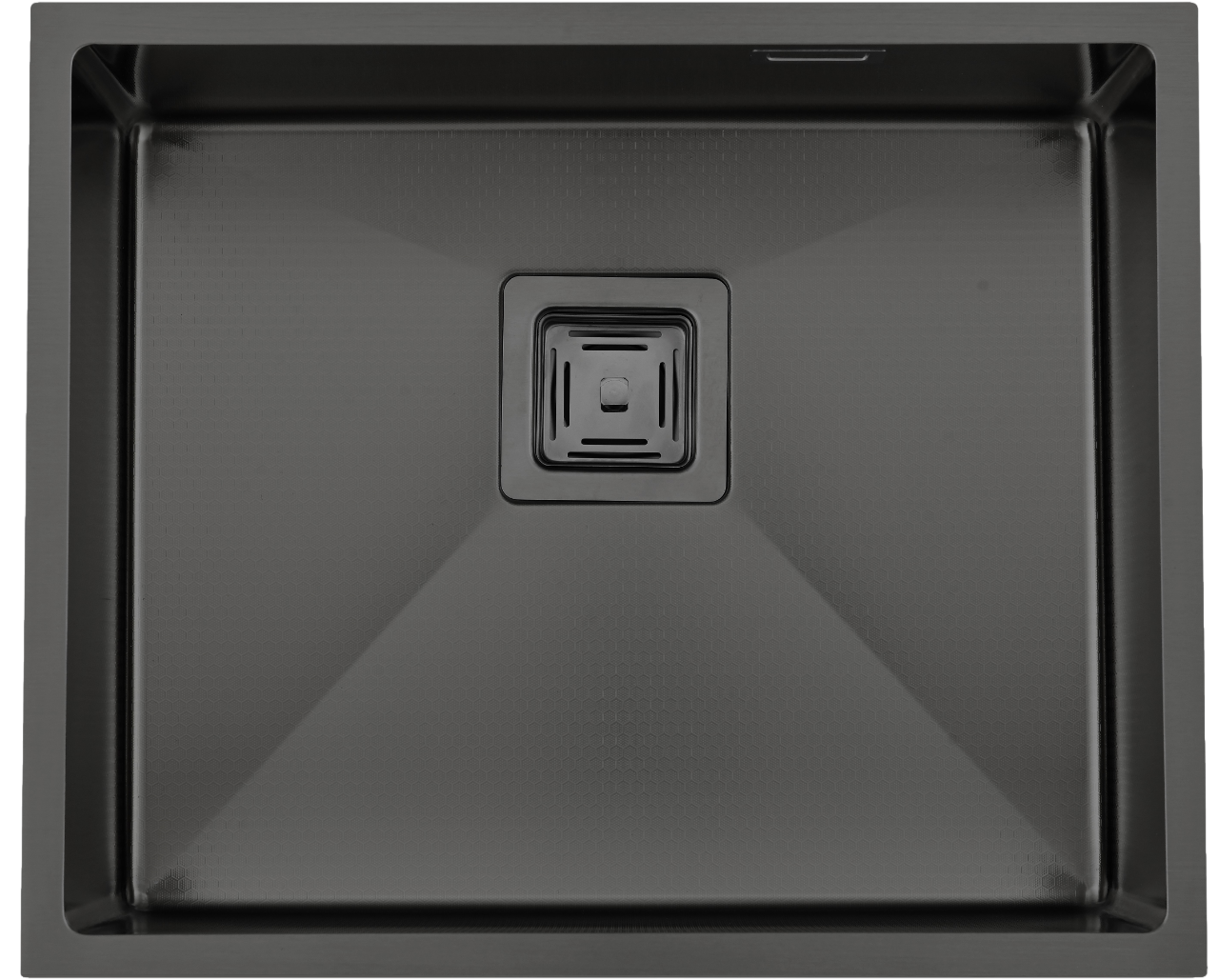 Мойка Quadro 53 Celldecor Nano Graphite/смеситель FKM 71 8213,401,0050 Black Steel (2600118835)