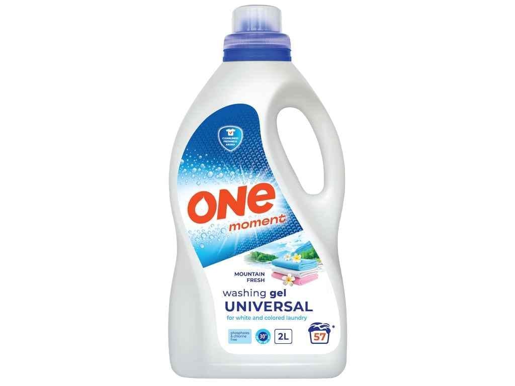 Средство для стирки One MOMENT UNIVERSAL Mountain Fresh 2 л