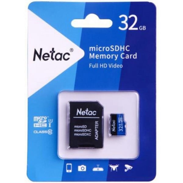 Карта памяти Netac 32GB microSD class 10 UHS-I U1 (NT02P500STN-032G-R) - фото 2