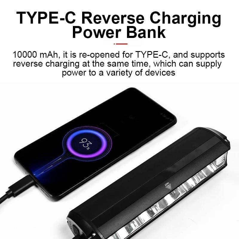 Фара велосипедна TouCloud 5 led P90 6000 Lumen 10000 mAh - фото 9