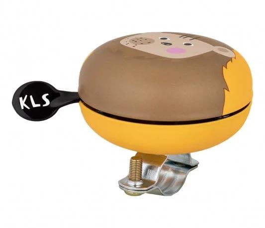 Звонок детский на руль KLS Bell Kiddie Коричневый/Желтый (1085-8585053825777)