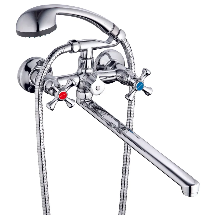 Смеситель для ванны MIXXUS DMT7-B827 плоский излив (MI6440)