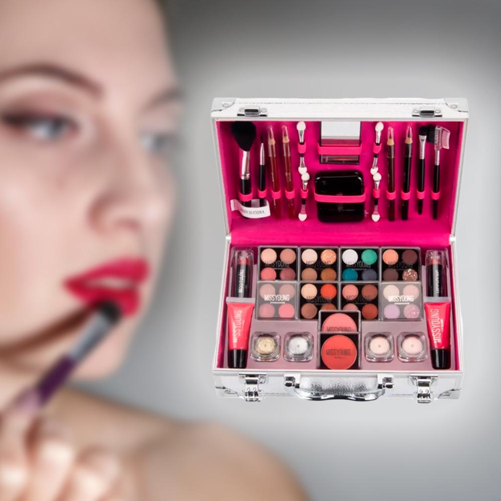 Набор косметики GM19423 в защитном кейсе 31 Серый (518) - фото 2 Набор косметики GM19423 в защитном кейсе 31 Серый (518) - фото 2