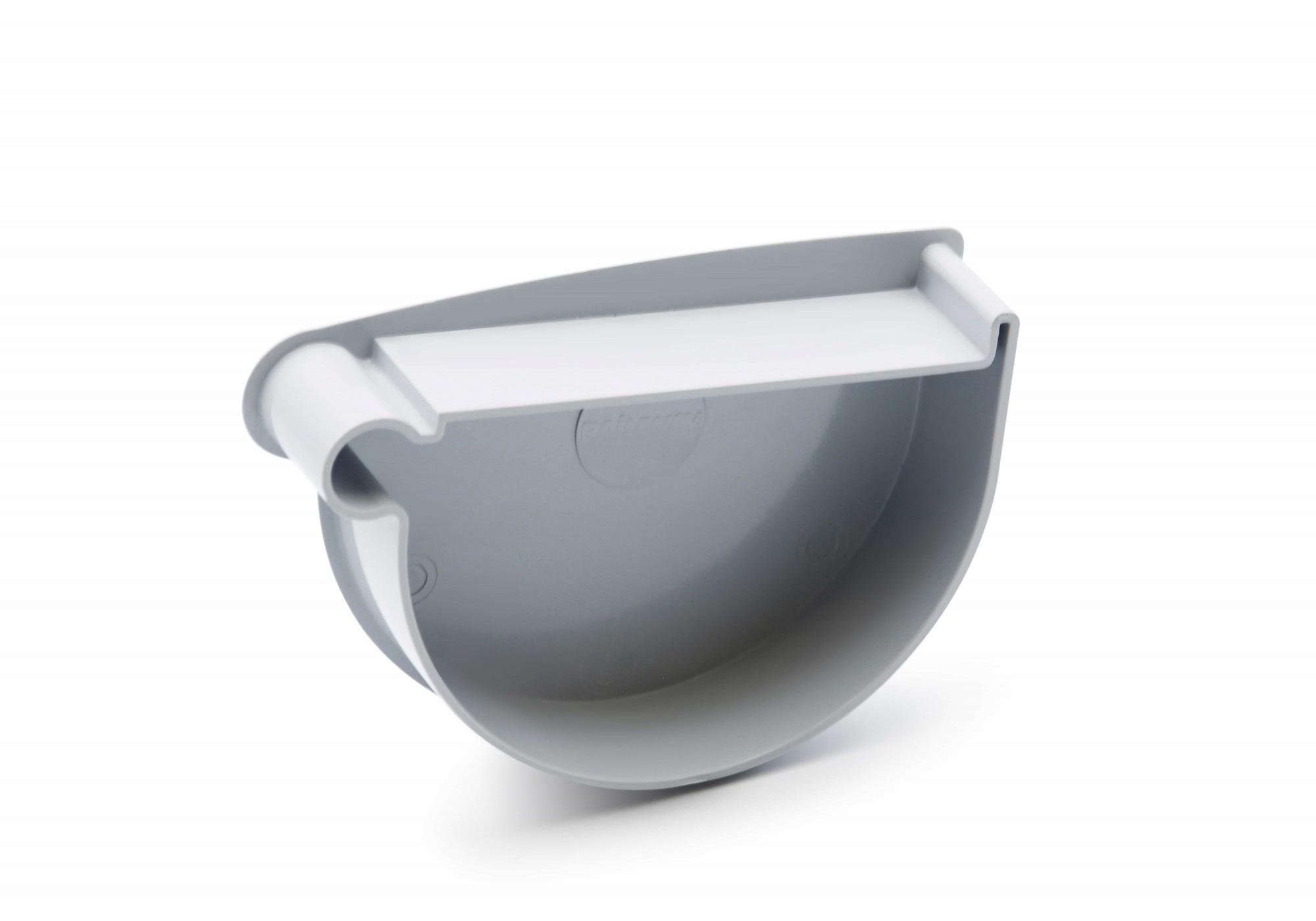 Заглушка воронки RAINWAY левая 130/100 Серый (191120231007)