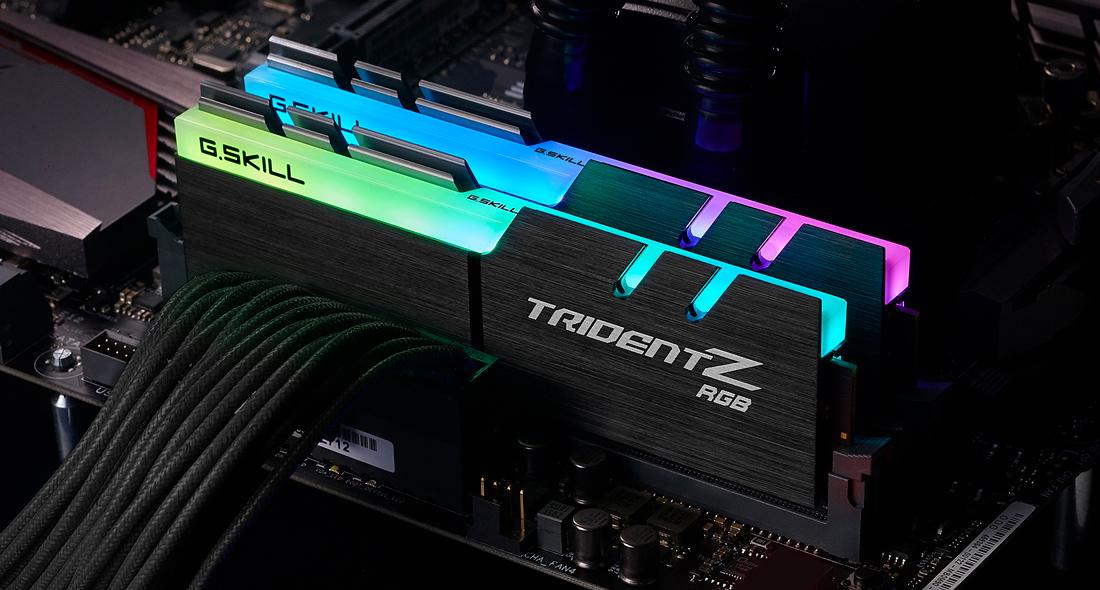 Оперативная память G.Skill Trident Z RGB DDR4 2x16GB/3600 (F4-3600C18D-32GTZR) - фото 4