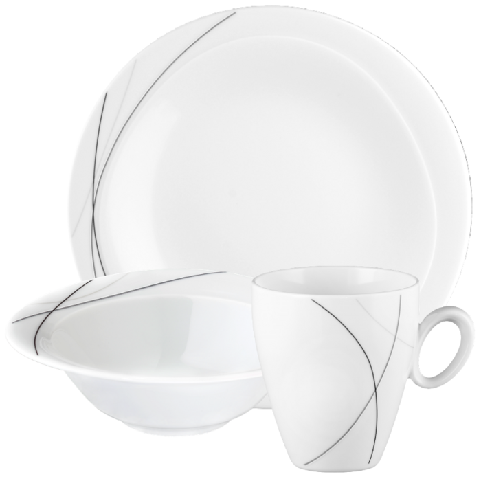 Набор посуды для завтрака Seltmann Highline Trio 18 предметов (SW-4052212023861)